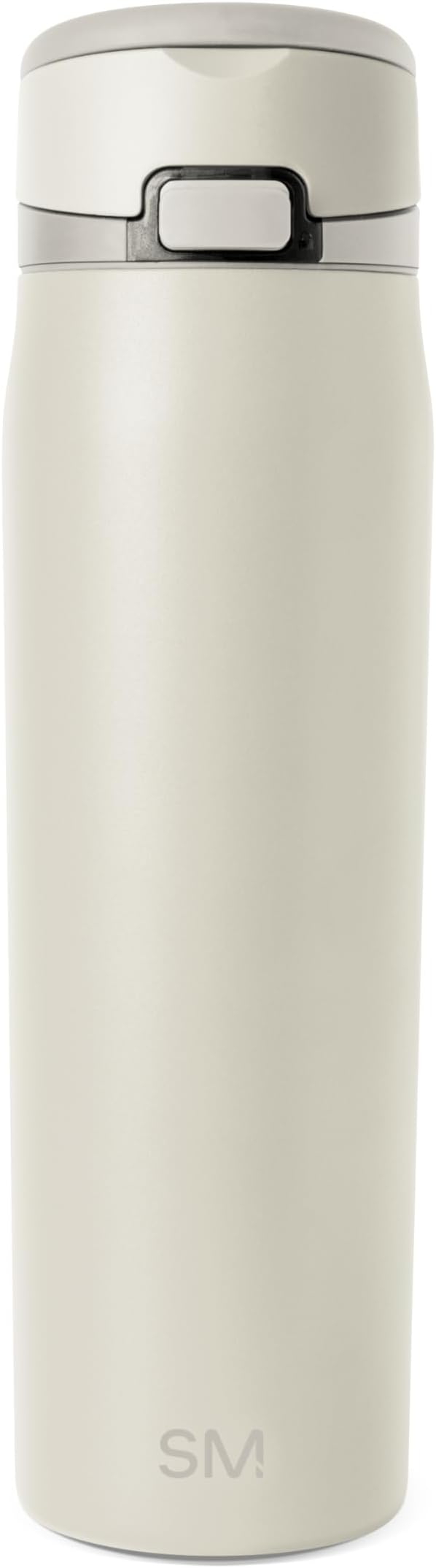 Simple Modern Mesa Loop Water Bottle with Covered Straw and Handle | 24oz Cup Holder Friendly Insulated Stainless Steel Bottles for Travel, Sports and School | Cashew