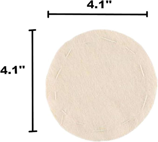 YouU 10 Pcs Coffee Syphon Cloth Replacement Filter for Hario Syphon, Yama Siphon and Other Syphon Coffee Maker, Balance Syphon Coffee Maker, Vacuum Pot Filters