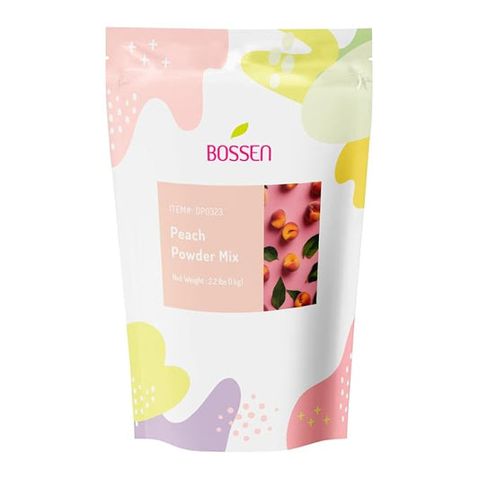 Bossen Bubble Tea Powder Mix - 2.2 Pound (Peach)
