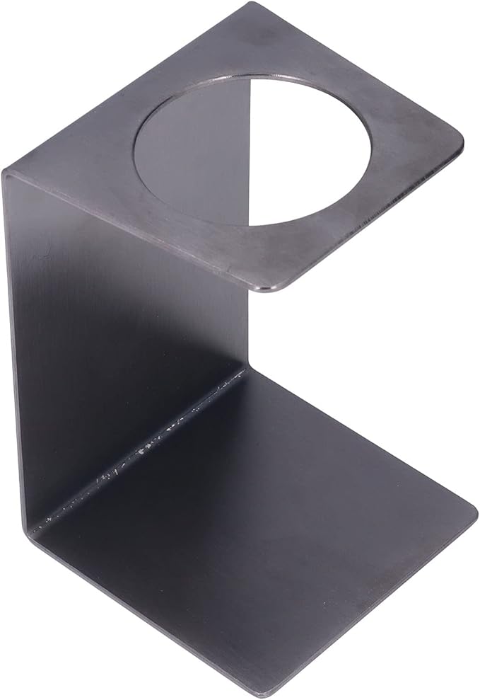 Pour over Coffee Dripper Stand, Samll Size Light Pour over Coffee Holder Stand Metal Reusable for Cafe Household (Black)
