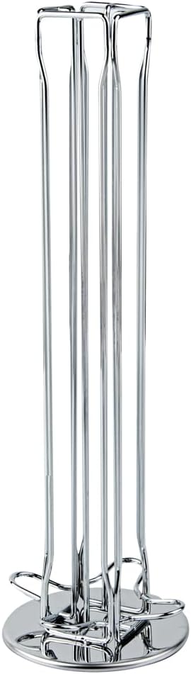 Restaurantware Restpresso 4.5 x 14.6 Inch Coffee Capsule Holder 1 Durable Pod Carousel - Holds 40 Nespresso Capsules 360-Degree Rotatable Iron Espresso Pod Organizer Pods Not Included