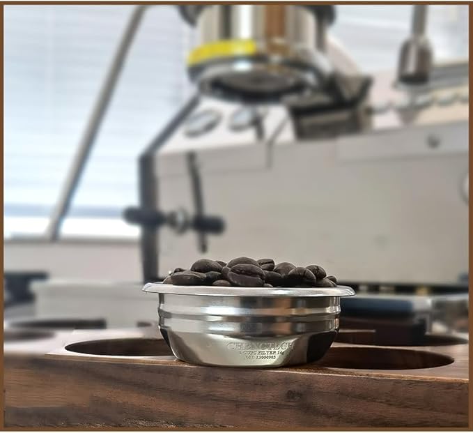 Espresso Accessories, 14g Standard Espresso Basket – 58mm Flat Bottom Precision Filter, 0.3mm Hole Design, Balanced Flow for Classic Double Shots