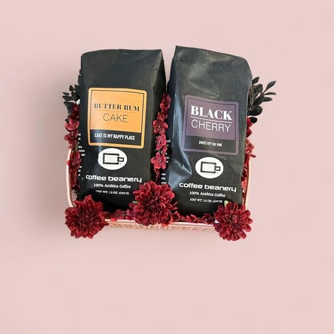 Coffee Beanery Black Cherry Flavored Coffee | 100% Specialty Arabica Coffee | 12oz bag (Automatic Drip)