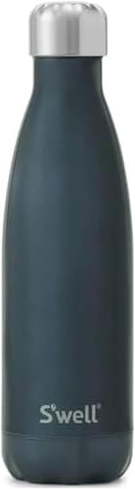 S'well Stainless Steel Water Bottle, 17oz, Blue Suede, Triple-Layered Vacuum Insulated Containers Keeps Drinks Cold for 36 Hours and Hot for 18, BPA Free, Perfect for On the Go