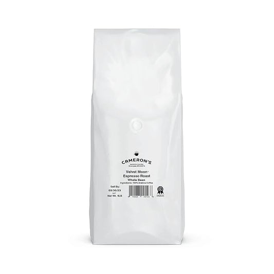 Cameron's Coffee Roasted Whole Bean Coffee, Velvet Moon, 4 Pound