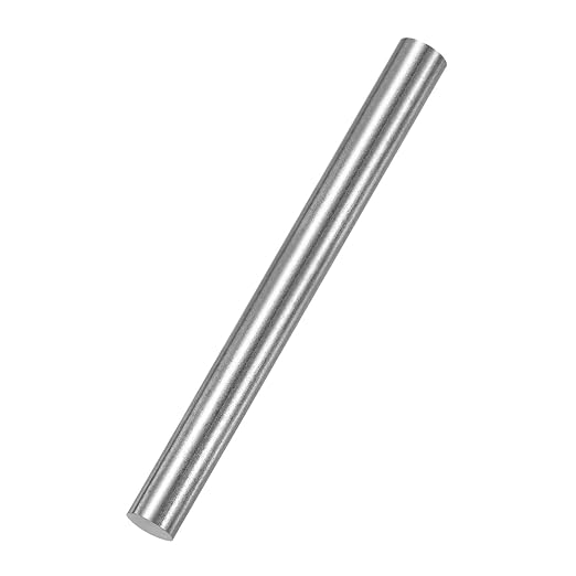 PATIKIL Pure Iron Bar, 0.55" Diameter 6.02" Length Iron String Rod Steel Stick DIY Craft Supplies for Crafting Science Lab Testing