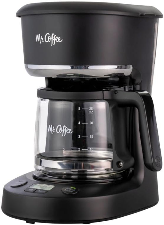 Mr. Coffee, 5-Cup Mini Brew Switch Coffee Maker, Black