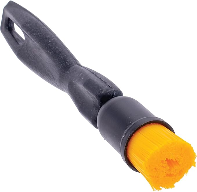 SnowTree - Herb Grinder Cleaning Brush - Won't Damage or Scratch Your Herb Grinder - Gently Cleans and Scrapes Dried Herb and Residue - Comfortable Ergonomic Handle & Stiff Nylon Bristles