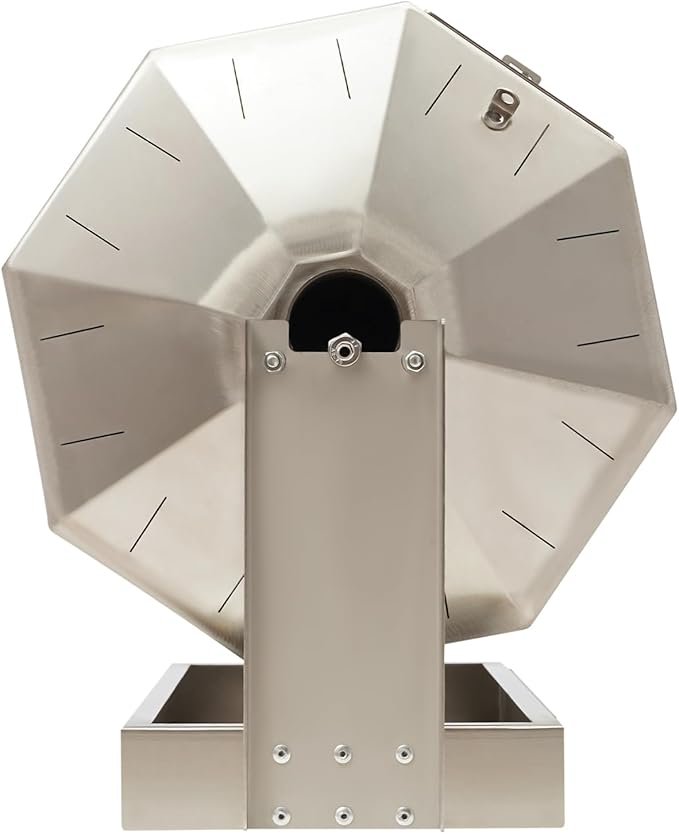 TrueyEssence Commercial Coffee Bean Roaster, Automatic Roasting Machine 14.5L Capacity Stainless Steel Gas Burner Drum Baker with a Speed Controller for Coffee Beans Peanuts Nuts