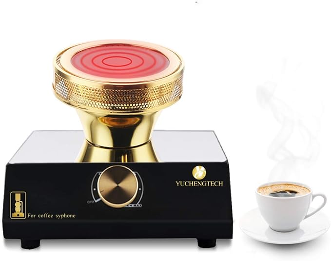 YUCHENGTECH Halogen Beam Heater Burner Stove Infrared Heat for Siphon Syphon Coffee Maker (220V(Host))