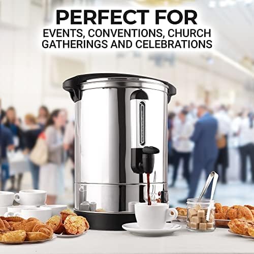 Zulay Kitchen Commercial Grade Coffee Maker Hot Water Urn