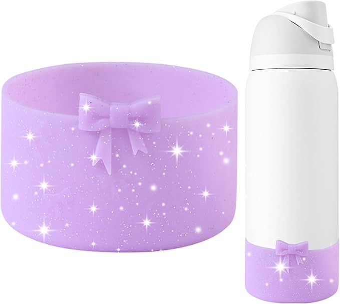 Silicone Bow Boot Water Bottles Accessories for Owala 32 oz WaterBottles
