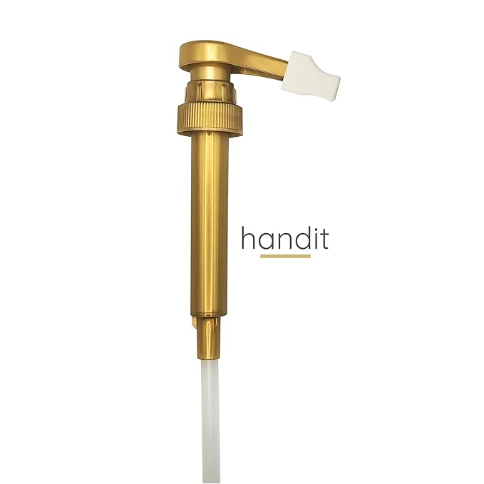 Handit - Coffee Syrup Pump Covers | Vanilla Color Rubber Silicone | Keep Syrups Preserved and Clean, Keep Counters, Bottles Clean | Fits Pumps for Torani, DaVinci, Skinny, Monin | 10-Pack