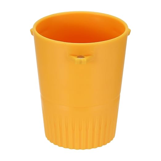 uxcell 58 mm Espresso Coffee Dosing Cup, Espresso Machine Accessories Cup for Home Commercial Precision Control Coffee Machine Grinder, Yellow