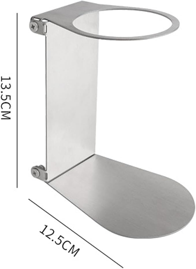 Pour Over Drip Holder – Portable Espresso Stand, Foldable Aluminum Station, Compact Brew Frame | Stable Cup Support, Space Saving Design, Lightweight Travel Setup, Manual Coffee Brewing Accessory For