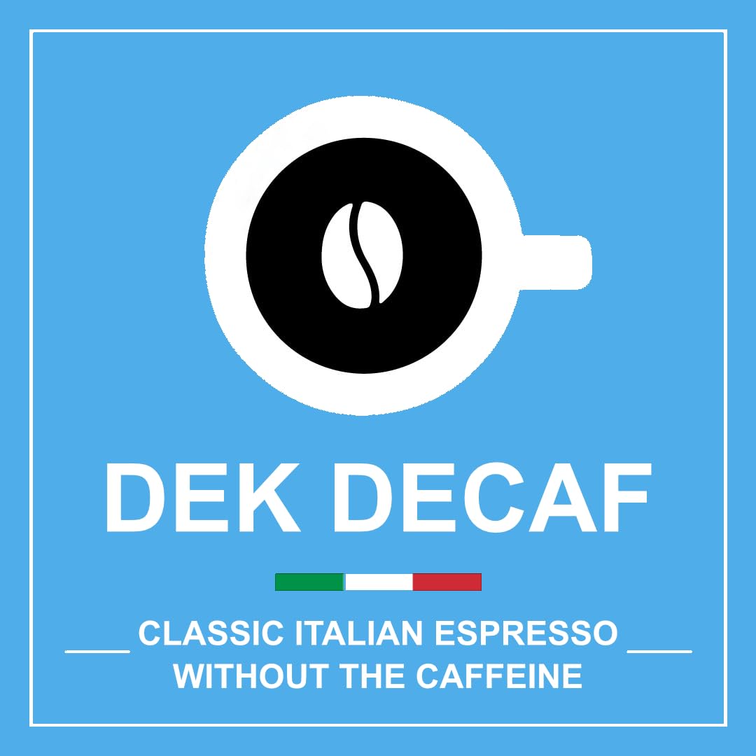 Italian Coffee DEK Decaf Espresso Capsules – Nespresso Original Compatible, 400 Count