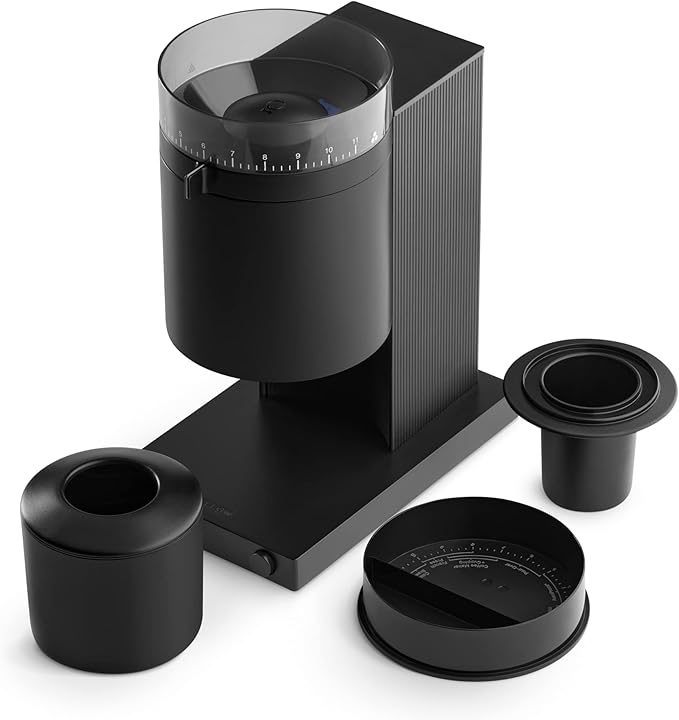 Fellow Opus Conical Burr Coffee Grinder – Electric Espresso Grinder for Home Use, 41 Adjustable Settings for Drip, French Press, Cold Brew & More, 40mm Stainless Steel Burrs, Matte Black
