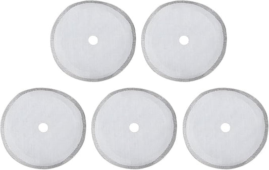 KooingTech 5pcs French Press Filter, 2.8in 304 Stainless Steel French Press Screen, Reusable French Press Filters for Press Coffee Tea Machine Tea Granules Coffee Grounds Filter