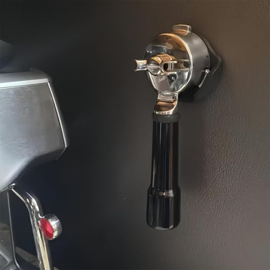 Magnetic Portafilter Holder for 58mm Espresso Handles,Wall or Metal Mount Organizer for Home and Coffee Stations,2 pack