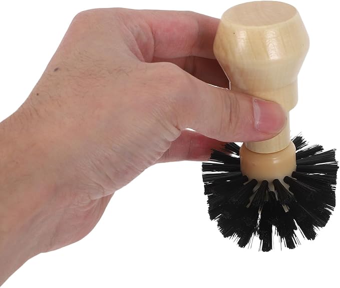 FESTFENDS Espresso Maker Cleaning Brush for Portafilter Multi-device Coffee Grinder Cleaner with Fine Bristles Ergonomic Handle Rapid Drying Powder Bowl Coffee Cleaning Tool for Home and