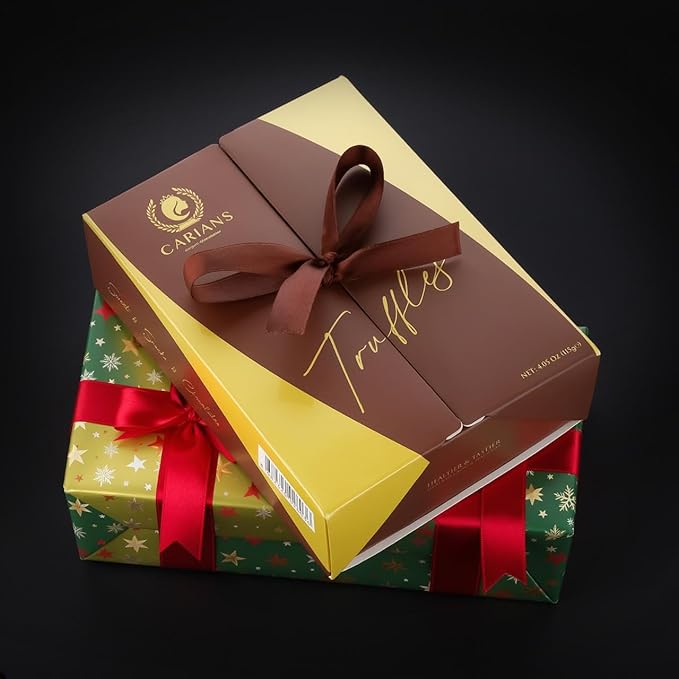 CARIANS Assorted Dubai Chocolate Gourmet Truffles Box, Dubai Chocolate Candy with Pistachio and Kunafa, Box of Candy, Luxury Premium Gourmet, Great for Gift Giving, Holiday, 11 Pc