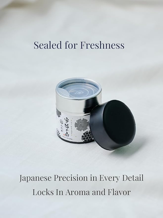 SUITENDO "Uji no Shiro" Japanese Uji Matcha Green Tea Powder (30g/1.06oz) - Ceremonial Grade, 100% Product of Japan, Kyoto