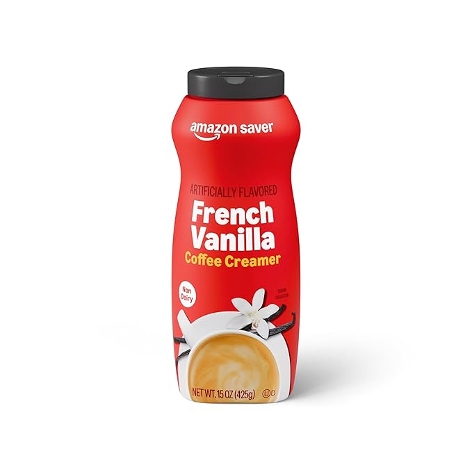 Amazon Saver, French Vanilla Powdered Coffee Creamer, 15 Oz