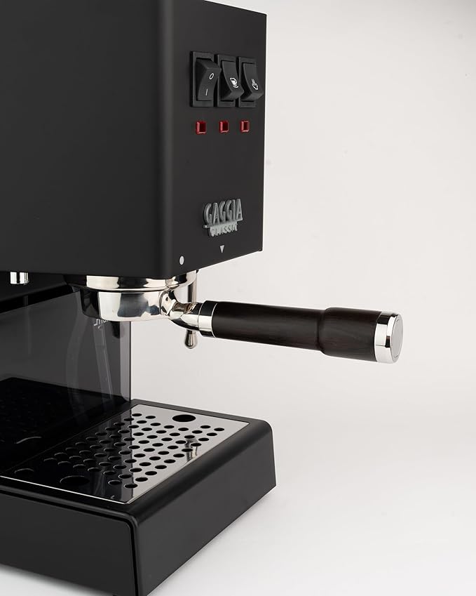 LILQ 58mm Bottomless Naked 2 Ears Portafilter | Compatible with Gaggia Machines | Stable Handle (Blackwood Fusion, 58mm For Gaggia)