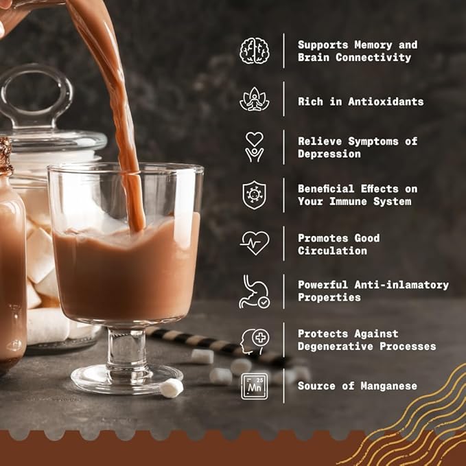 NaturaleBio Cacao Powder Organic 14oz. Unsweetened, Non-Alkalized and Pure. Cocoa Powder Substitute with Rich Dark Chocolate Flavor. Non-GMO, Gluten Free, Tested for Heavy Metals. From Raw Cacao Beans