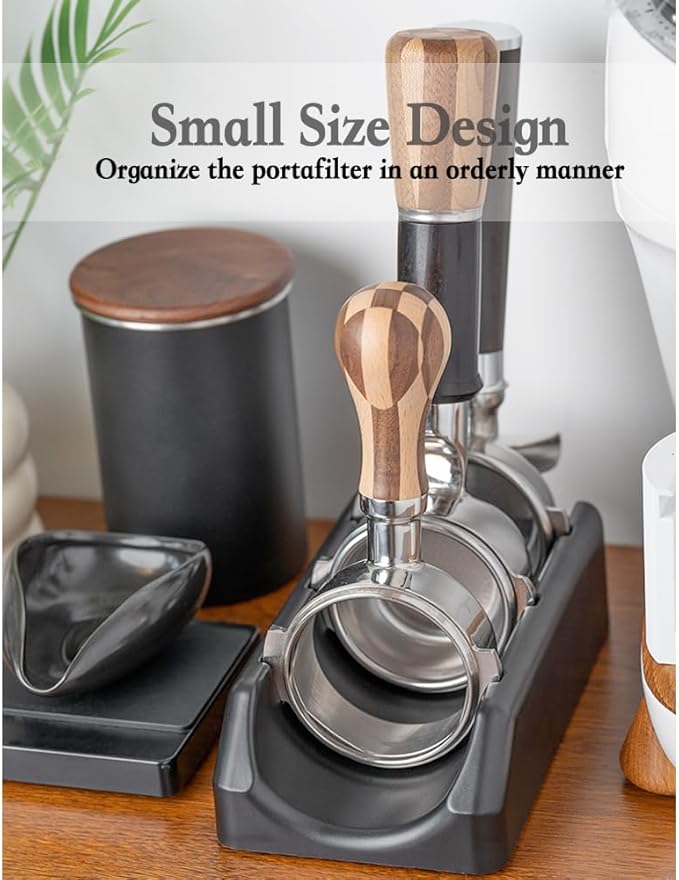 Portafilter Holder For 54mm 3 Ear,Portafilter Stand Compatible with Breville Espresso Machine,Espresso Accessories For Coffee Lover and Coffee Bar,Espresso Station Organizer