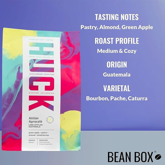 Guatemala Atitlán Aprocafé Special Selection - Roasted by Huckleberry Roasters - Freshly Ground Coffee - 5 Pound Bag