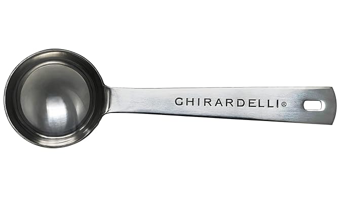 Ghirardelli Majestic Premium Cocoa Powder, 32 Ounce Can with Ghirardelli Stamped Barista Spoon