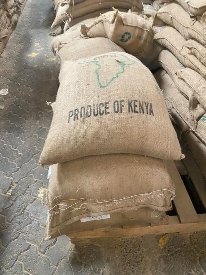Kenya AA Grade Unroasted Green Arabica Coffee Beans from Kenyan Highlands - 100% Pure Arabica Coffee Beans With Optimal Flavor Freshness - Handpicked, Washed & Sun Dried - 10 LB