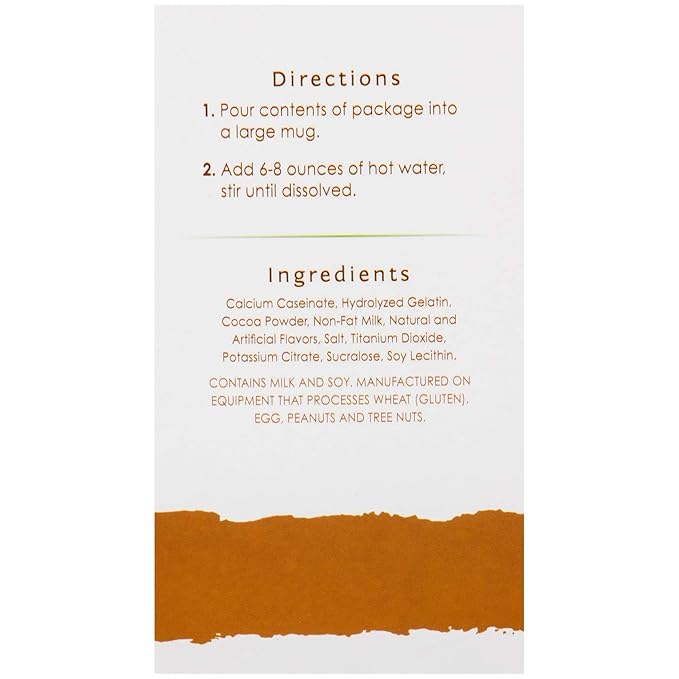 BariWise Protein Hot Chocolate, Hot Cocoa, Low Sugar, Low Carb, Keto Friendly & Gluten Free (7ct)