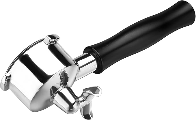 Normcore 54mm Double Spout Portafilter with Basket - Anodized Aluminum Handle and 18g Basket - Fit 54mm Breville/Sage Machines