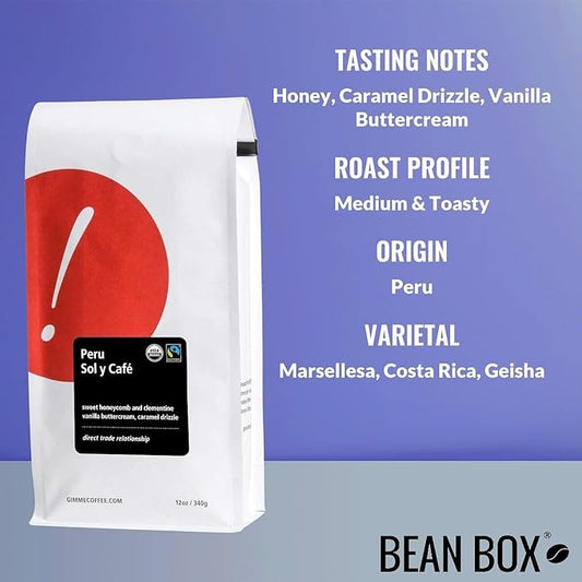 Bean Box Sampler - Roasted by Gimme!, 2-Pack, Whole Bean Coffee, Gourmet Coffee