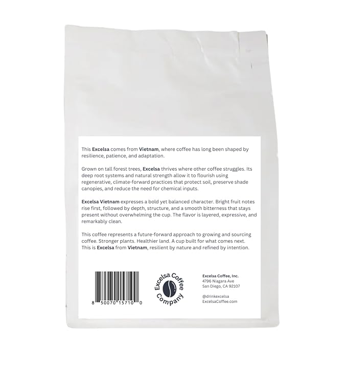 Excelsa Coffee – Vietnam Green Coffee Beans, Unroasted, 5 lbs | Rare Species, Home Roasting, Bright Fruity Flavor, Low Caffeine