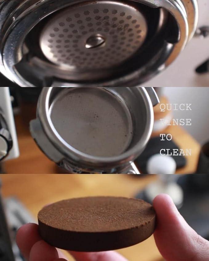 58.5mm Puck Screen for Espresso 58mm Portafilter, 3 Pack Stainless Steel Coffee Filter Screen, Reusable Espresso Puck Screen for E61 Group Head Machines