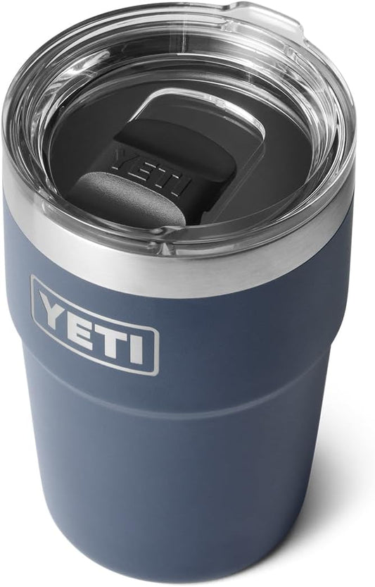 YETI Rambler 16 oz Stackable Tumbler, Vacuum Insulated, Stainless Steel with MagSlider Lid | Stackable, MagSlider Lid, Stackable, MagSlider Lid, Vacuum Insulated, Vacuum Insulated