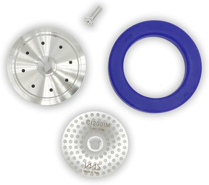Stainless Steel Precision Kit Compatible with Double Boiler Breville, Sage. IMS Precision Screen, Shower Holder, Silicone Gasket. Fits Oracle, Oracle Touch, Double Boiler. Doesn't fit JET models
