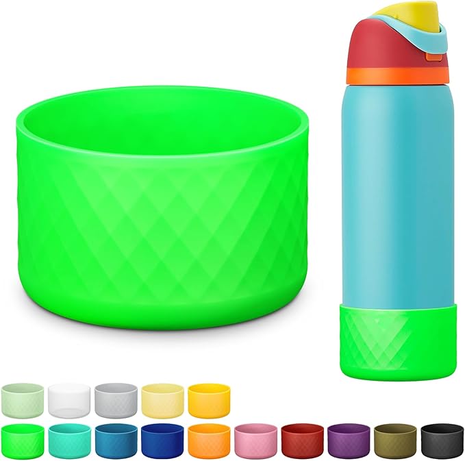 Silicone Boot for Owala Water Bottle 24 oz 32 oz 40 oz, Anti-Slip Protective Sleeve for FreeSip/Twist/Flip Stainless Steel Water Bottles Accessories
