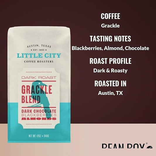 Grackle - Roasted by Little City Coffee Roasters - Freshly Ground Coffee - 12 Ounce Bag