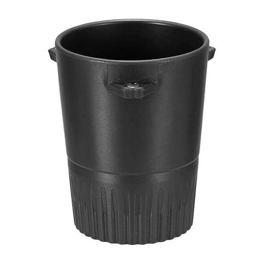 uxcell 51/53 mm Espresso Coffee Dosing Cup, Espresso Machine Accessories Cup for Home Commercial Precision Control Coffee Machine Grinder, Black