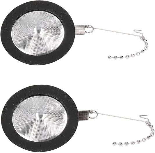 2Pcs Siphon Filter Coffee, Stainless Steel Siphon Coffee Filter Metal Reusable Siphon Coffee Maker Replacement for Coffee Maker