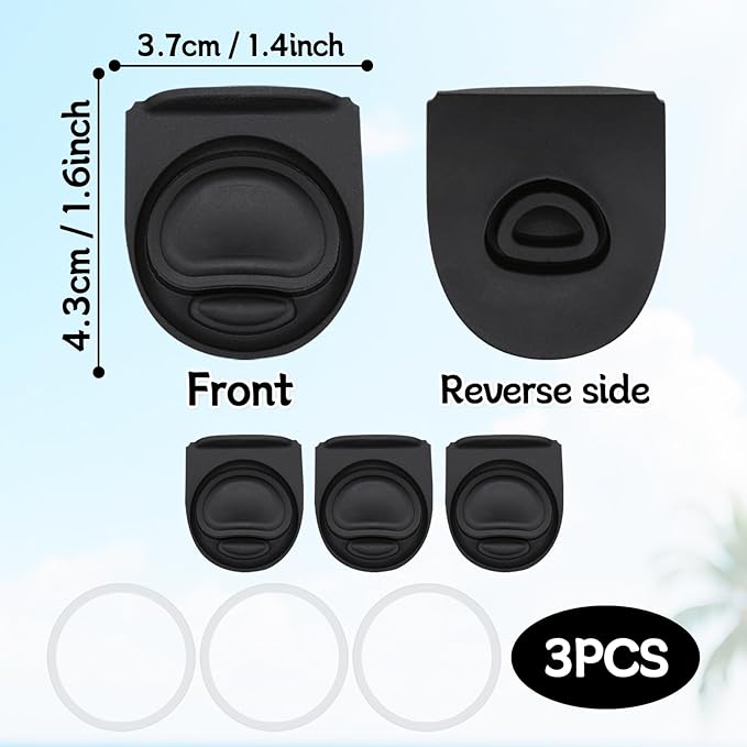 3 Sets Replacement Seal Stopper and O Ring Gasket Compatible with Owala FreeSip 24oz 32oz,Water Bottle Lid Insert Cap Rubber Seal Parts for Owala 16/19/24/32/40oz Mouth Piece Accessories Z3K6