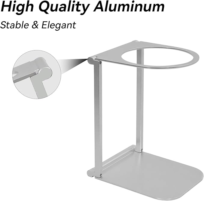 Zayin Coffee Maker Stand, Portable & Foldable Espresso Machine Stand, Office coffee stand with base, Suitable for Office Home and Camping