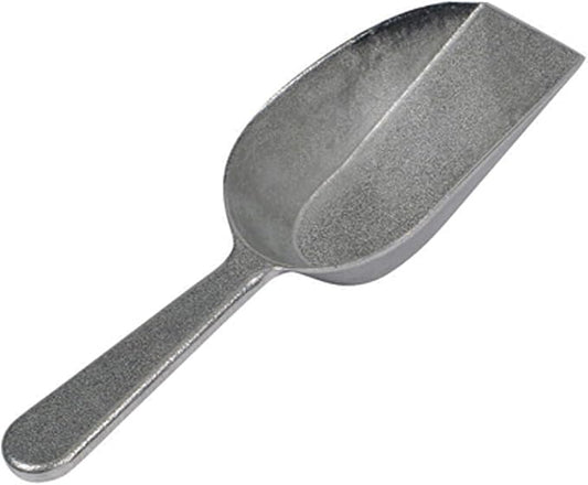 Winco Utility Scoop with Flat Bottom, 4-Ounce, Aluminum