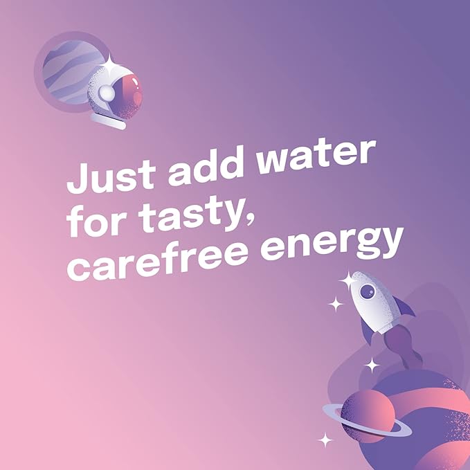 Alani Nu COSMIC STARDUST, Energy Sticks Drink Powder, 200mg Caffeine, Pre Workout Performance with Antioxidants, On-The-Go Drink Mix, Biotin, B Vitamins, Zero Sugar, 5 Calories, 10 Pack