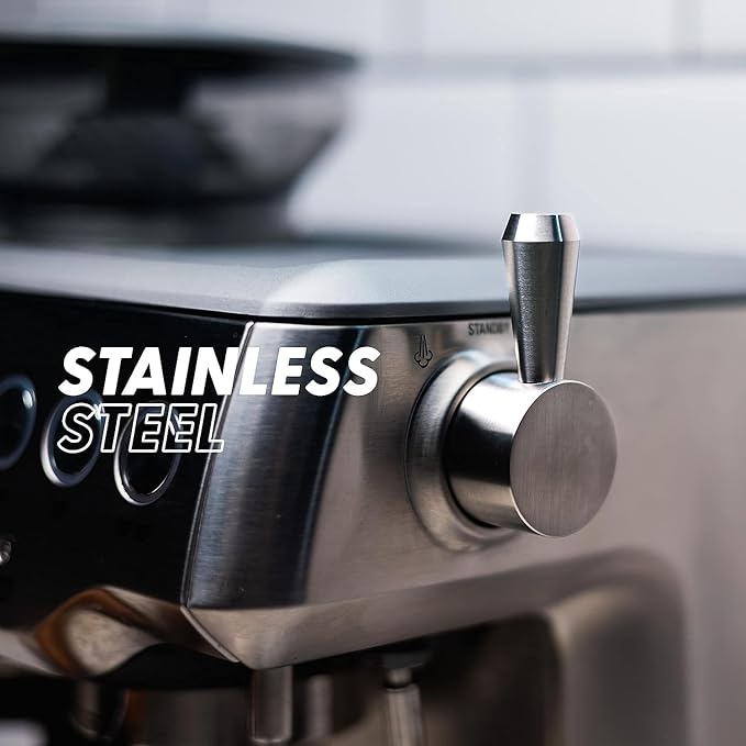 Evergreen Coffee | Espresso Accessories | Steam Lever Upgrade For Breville Espresso Machines | Compatible with Breville Barista Express, Pro, and Infuser (Black Matte)