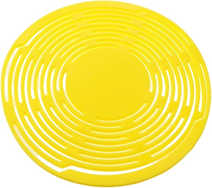 Multifunctional Mesh Coaster,Multifunctional Mesh Cup Coaster,Multi-Use Silicone Storage Bag&Organizer,Wine Holder Handheld Bottle Mesh Coaster Silicone Mat Mesh Design (Yellow)